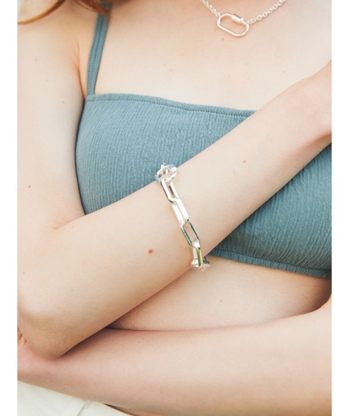 ALEXIA STAM（アリシアスタン）の「Carabiner Chain Bracelet/カラビナチェーンブレスレット（ブレスレット・レディース・シルバー/ゴールド・FREE）」の3枚目の写真