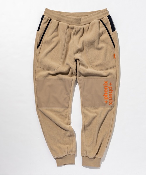 +phenix(プラスフェニックス)の「+phenix(プラスフェニックス)Fleece Pants(その他パンツ・メンズ・ブラック/ベージュ・S/M/L/XL/XXL)」の2枚目の写真