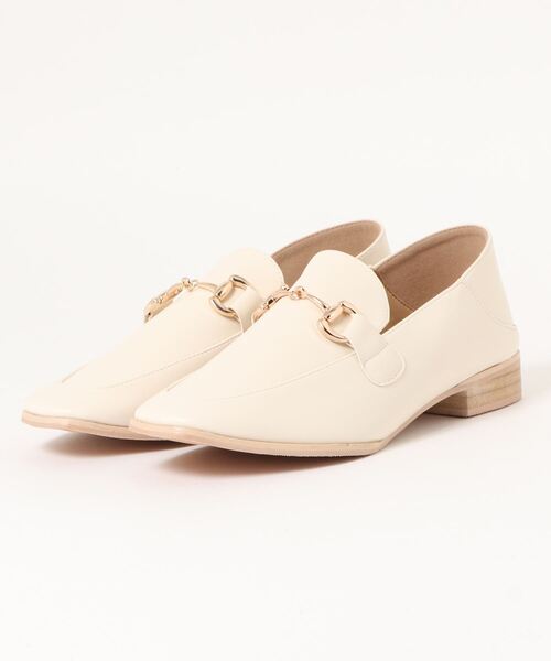 koe（コエ）の「ビット金具ローファー*（ローファー・レディース・ベージュ/オフホワイト/ブラック/ブラウン・L/M）」の20枚目の写真