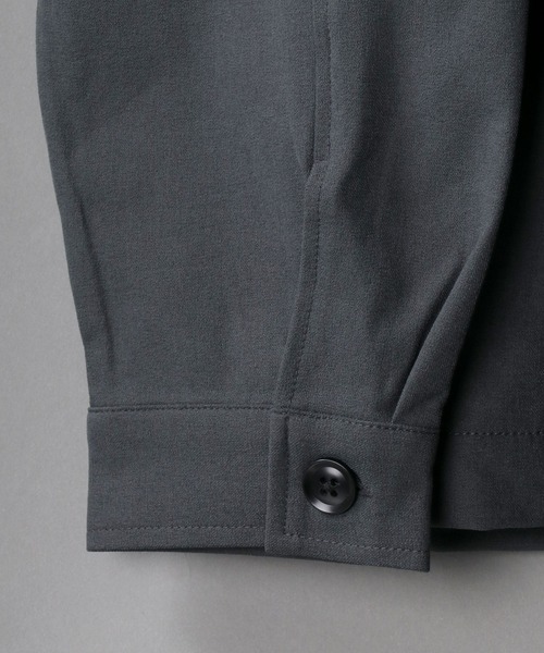SITRY（シトリー）の「別注 シャツジャケット＆タックテーパードパンツ セットアップ（セットアップ・メンズ・チャコールグレー/ブラック/ベージュ/ブラウン/カーキ/ライトグレー/グレイッシュベージュ/ミント・LL/M/L）」の11枚目の写真