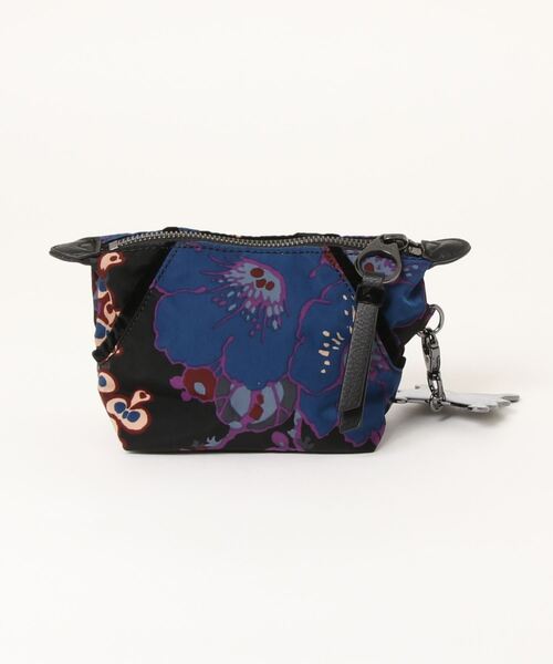 kipling(キプリング)の「【kipling/キプリング】 × Anna Sui / アナスイ アートポーチミニ ホリホックブラック(ポーチ・レディース・その他1・FREE)」の2枚目の写真