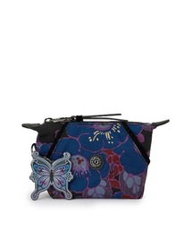 【kipling/キプリング】 × Anna Sui / アナスイ アートポーチミニ ホリホックブラック