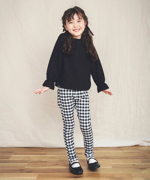 BRANSHES（ブランシェス）の「【WEB限定】キャンディースリーブ長袖Tシャツ（Tシャツ/カットソー・キッズ・ラベンダー/ブラック/ピンク/アイボリー・110cm/130cm/150cm/100cm/120cm/140cm）」の18枚目の写真