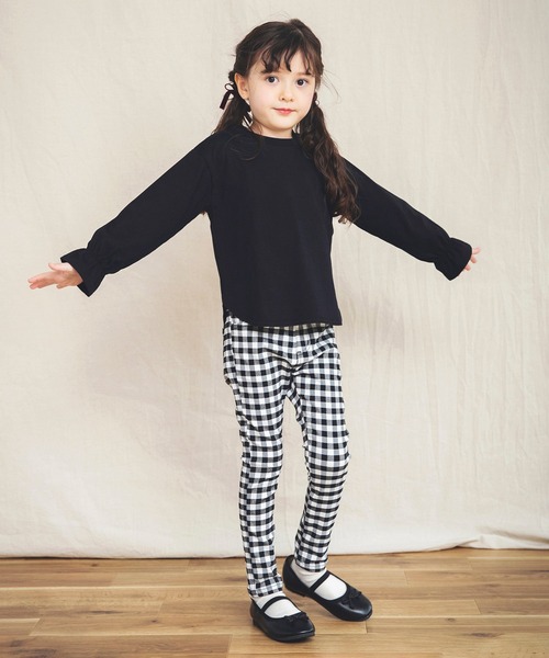 BRANSHES（ブランシェス）の「【WEB限定】キャンディースリーブ長袖Tシャツ（Tシャツ/カットソー・キッズ・ラベンダー/ブラック/ピンク/アイボリー・110cm/130cm/150cm/100cm/120cm/140cm）」の19枚目の写真