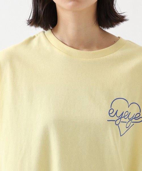 eyeye(アイアイ)の「eyeye/HEART T 2935091(Tシャツ/カットソー・レディース・ブラック・FREE)」の3枚目の写真