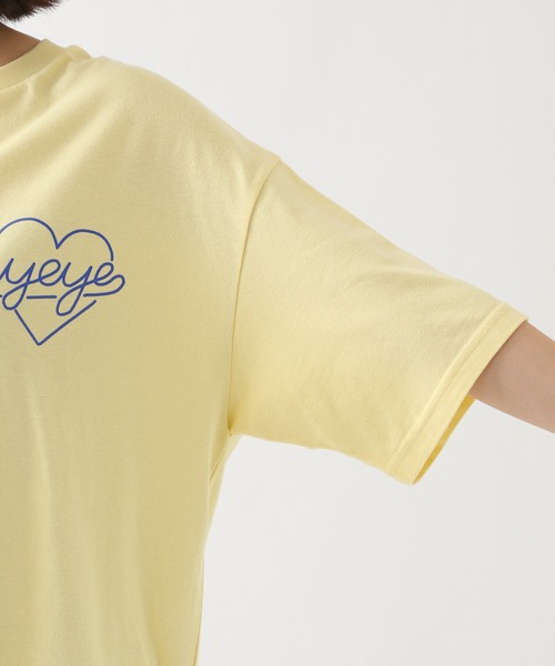 eyeye(アイアイ)の「eyeye/HEART T 2935091(Tシャツ/カットソー・レディース・ブラック・FREE)」の2枚目の写真