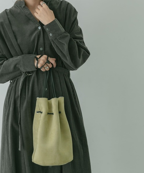 KBF+（ケービーエフプラス）の「KBF+　リバーシブルボア巾着∴∴（ショルダーバッグ・レディース・グリーン系その他/ベージュ系その他・ONE）」の8枚目の写真