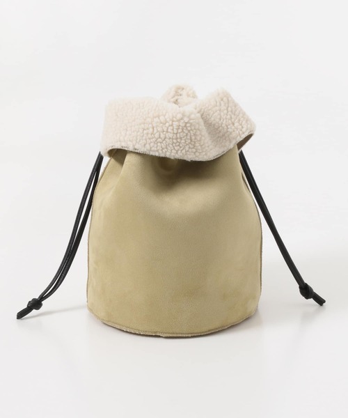 KBF+（ケービーエフプラス）の「KBF+　リバーシブルボア巾着∴∴（ショルダーバッグ・レディース・グリーン系その他/ベージュ系その他・ONE）」の12枚目の写真