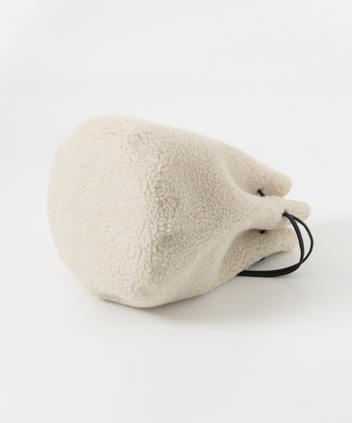 KBF+（ケービーエフプラス）の「KBF+　リバーシブルボア巾着∴∴（ショルダーバッグ・レディース・グリーン系その他/ベージュ系その他・ONE）」の10枚目の写真