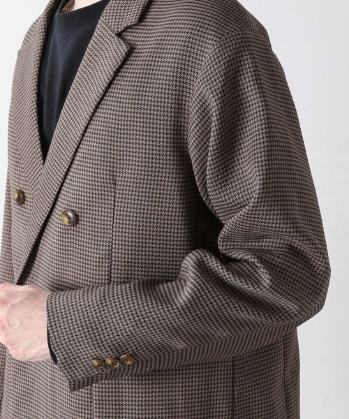 RAGEBLUE(レイジブルー)の「ケミステック/ダブル柄テーラードジャケット<セットアップ着用可能>/957898(テーラードジャケット・メンズ・ブラウン/グレー・MEDIUM/LARGE)」の3枚目の写真