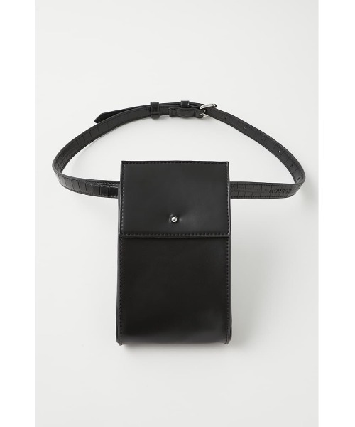 MOUSSY(マウジー)の「WAIST BELT ウォレット(ボディバッグ/ウエストポーチ・レディース・ブラック/アイボリー・FREE)」の10枚目の写真