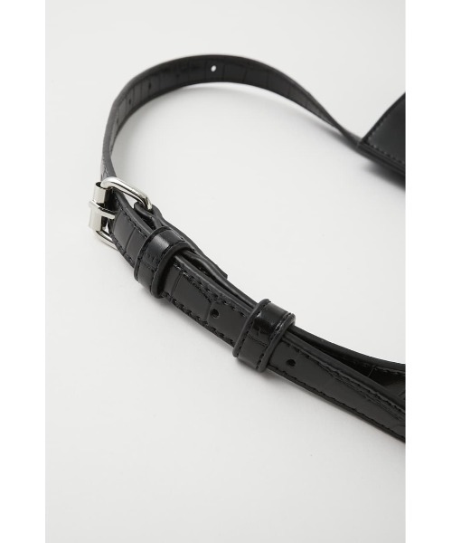 MOUSSY(マウジー)の「WAIST BELT ウォレット(ボディバッグ/ウエストポーチ・レディース・ブラック/アイボリー・FREE)」の6枚目の写真
