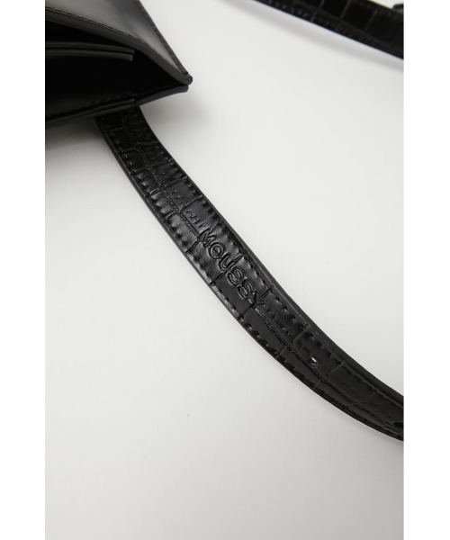 MOUSSY(マウジー)の「WAIST BELT ウォレット(ボディバッグ/ウエストポーチ・レディース・ブラック/アイボリー・FREE)」の18枚目の写真