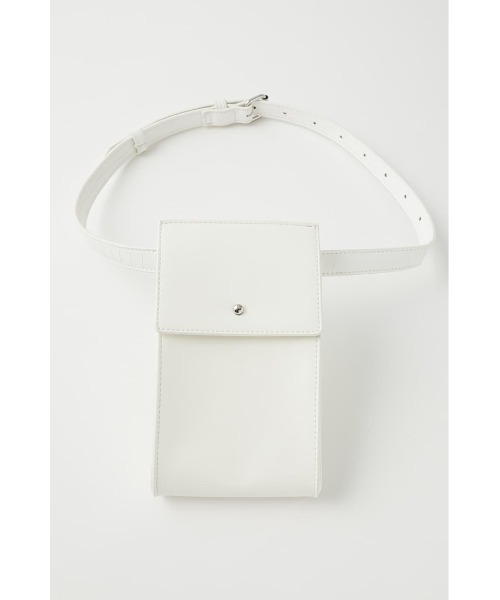 MOUSSY(マウジー)の「WAIST BELT ウォレット(ボディバッグ/ウエストポーチ・レディース・ブラック/アイボリー・FREE)」の11枚目の写真