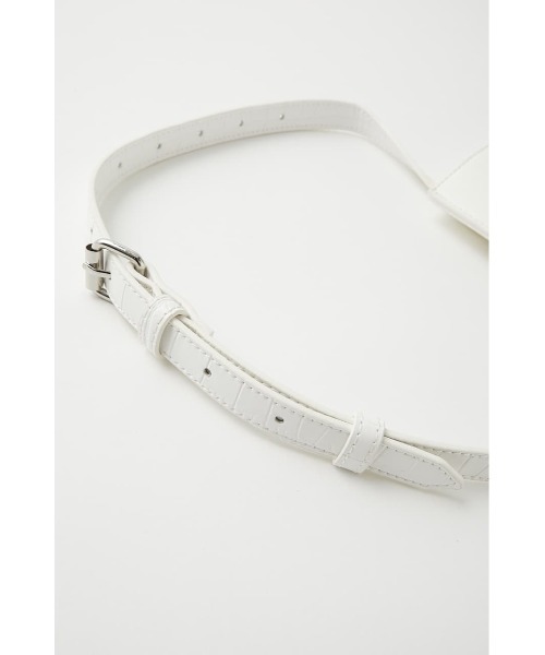 MOUSSY(マウジー)の「WAIST BELT ウォレット(ボディバッグ/ウエストポーチ・レディース・ブラック/アイボリー・FREE)」の13枚目の写真