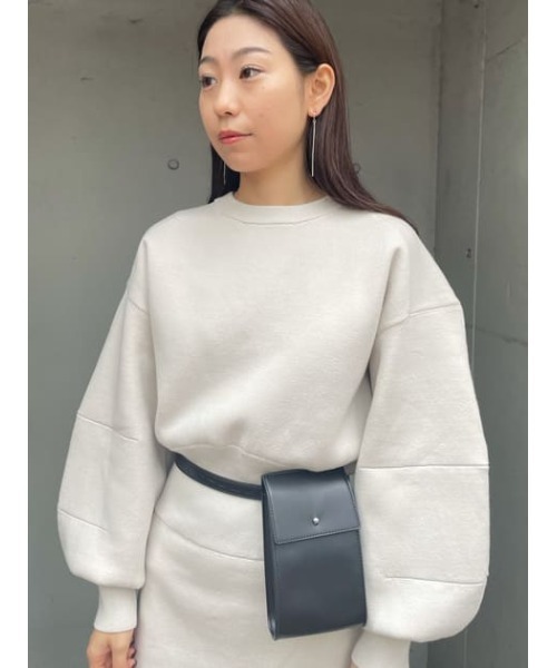 MOUSSY(マウジー)の「WAIST BELT ウォレット(ボディバッグ/ウエストポーチ・レディース・ブラック/アイボリー・FREE)」の19枚目の写真