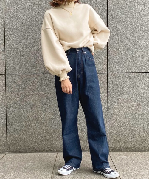 apres jour(アプレジュール)の「フリルネックスウェット【ZOZOTOWN限定アイテム】(スウェット・レディース・ブルー系その他/アイボリー/ブラック・フリー/X-LARGE)」の11枚目の写真