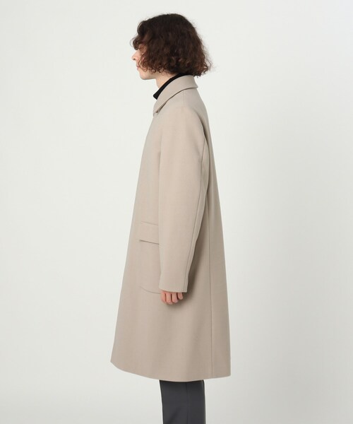 tk.TAKEO KIKUCHI（ティーケータケオキクチ）の「◆【WEB限定】テックウールメルトンステンコート（ステンカラーコート・メンズ・ブラック/チャコール/ネイビー/ライトベージュ・01/03/04/02/05）」の12枚目の写真