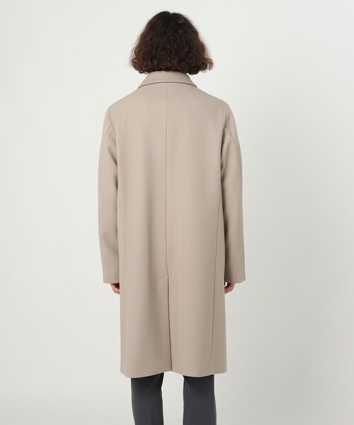 tk.TAKEO KIKUCHI（ティーケータケオキクチ）の「◆【WEB限定】テックウールメルトンステンコート（ステンカラーコート・メンズ・ブラック/チャコール/ネイビー/ライトベージュ・01/03/04/02/05）」の13枚目の写真