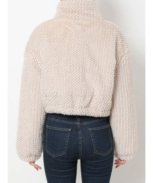 RESEXXY（リゼクシー）の「フェイクファーブルゾン（ブルゾン・レディース・アイボリー/ブラック/ベージュ・FREE）」の12枚目の写真