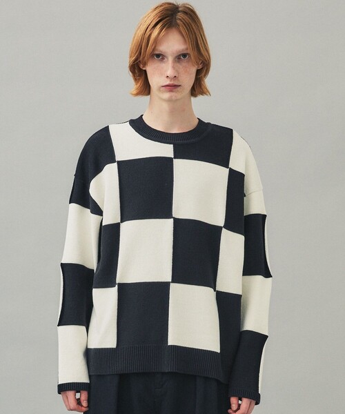 city（シティ）の「【CITY】FLAG CHECK KNIT PO（ニット/セーター・メンズ・ブラック/ベージュ・1/2）」の18枚目の写真