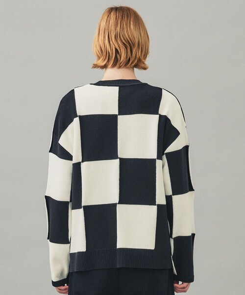 city（シティ）の「【CITY】FLAG CHECK KNIT PO（ニット/セーター・メンズ・ブラック/ベージュ・1/2）」の13枚目の写真