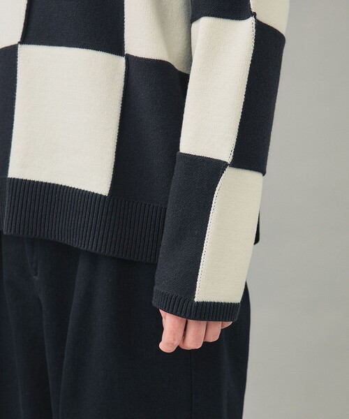 city（シティ）の「【CITY】FLAG CHECK KNIT PO（ニット/セーター・メンズ・ブラック/ベージュ・1/2）」の21枚目の写真