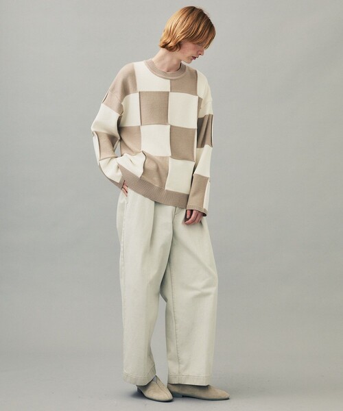 city（シティ）の「【CITY】FLAG CHECK KNIT PO（ニット/セーター・メンズ・ブラック/ベージュ・1/2）」の14枚目の写真