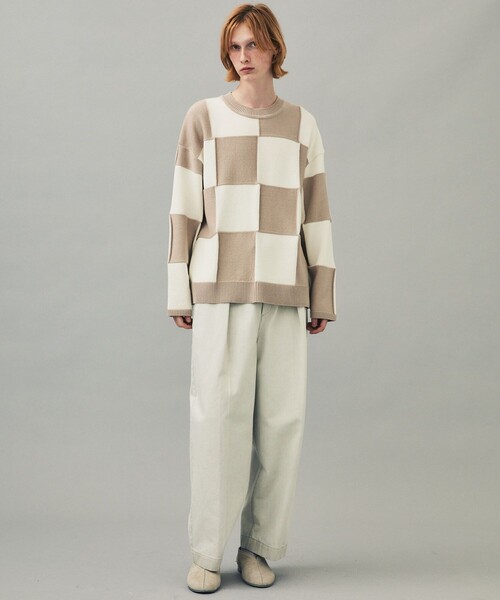 city（シティ）の「【CITY】FLAG CHECK KNIT PO（ニット/セーター・メンズ・ブラック/ベージュ・1/2）」の11枚目の写真