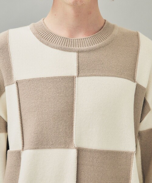 city（シティ）の「【CITY】FLAG CHECK KNIT PO（ニット/セーター・メンズ・ブラック/ベージュ・1/2）」の20枚目の写真