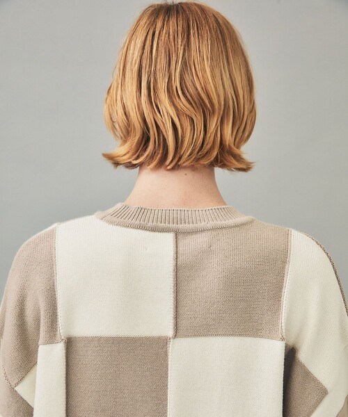 city（シティ）の「【CITY】FLAG CHECK KNIT PO（ニット/セーター・メンズ・ブラック/ベージュ・1/2）」の12枚目の写真