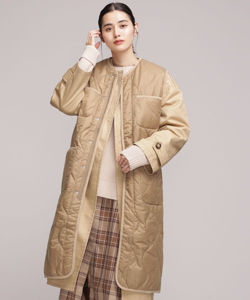 UNIVERSAL OVERALL/キルトロングベスト