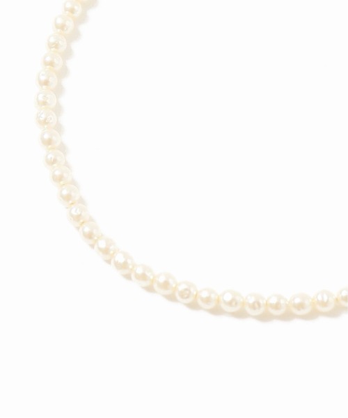 JOURNAL STANDARD relume（ジャーナルスタンダード　レリューム）の「RELUMEガラスパールネックレス86CM◆（ネックレス・レディース・ホワイト・FREE）」の2枚目の写真