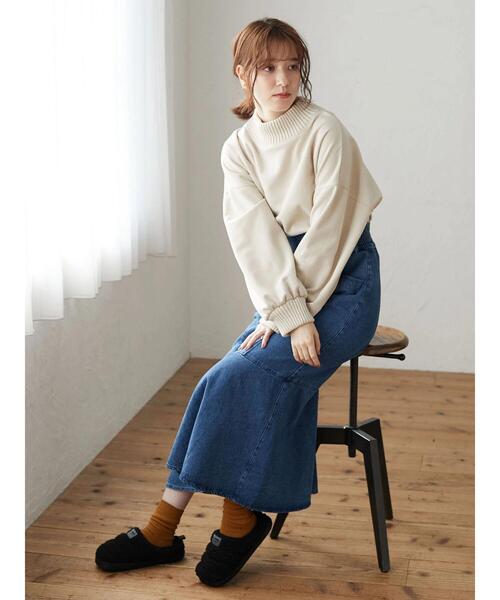 Sugar spoon（シュガースプーン）の「・SUGAR SPOON デニムマーメイドスカート＊（スカート・レディース・アイボリー/インディゴブルー/ダークインディゴブルー・FREE）」の14枚目の写真