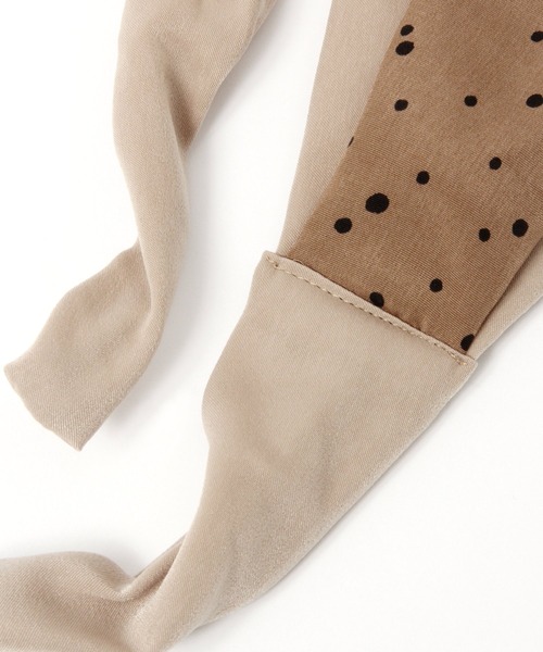 studio CLIP（スタディオクリップ）の「ドット無地ワイヤーヘアバン（ヘアバンド・レディース・ベージュ/ブラック・FREE）」の3枚目の写真