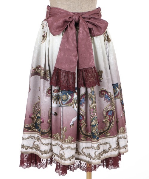 axes femme kawaii グランドフィナーレミディスカート ワイン axes