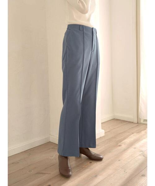 earth music&ecology(アースミュージックアンドエコロジー)の「起毛ツイルセミフレアパンツ*(その他パンツ・レディース・ブラウン/ブルー/ホワイト系その他2・S/M)」の18枚目の写真