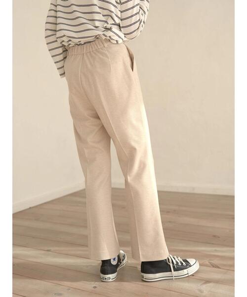 earth music&ecology(アースミュージックアンドエコロジー)の「起毛ツイルセミフレアパンツ*(その他パンツ・レディース・ブラウン/ブルー/ホワイト系その他2・S/M)」の9枚目の写真