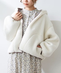 OLIVE des OLIVE | 配色パイピングボアブルゾン(ブルゾン)