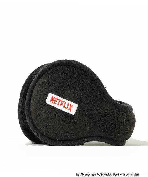 BEAMS(ビームス)の「Netflix × BEAMS / Ear Muffler(イヤーマフ・メンズ・ブラック・FREE)」の4枚目の写真