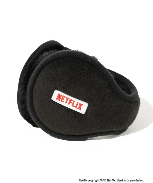 BEAMS(ビームス)の「Netflix × BEAMS / Ear Muffler(イヤーマフ・メンズ・ブラック・FREE)」の2枚目の写真