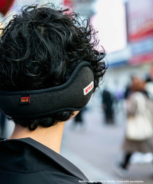 BEAMS(ビームス)の「Netflix × BEAMS / Ear Muffler(イヤーマフ・メンズ・ブラック・FREE)」の7枚目の写真