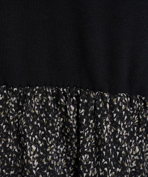 natural couture（ナチュラルクチュール）の「プチハイニットドッキングギャザーワンピース（ワンピース・レディース・オフホワイト/ホワイト系その他/ブラック系その他/ブルー系その他/グレイッシュベージュ・FREE）」の19枚目の写真