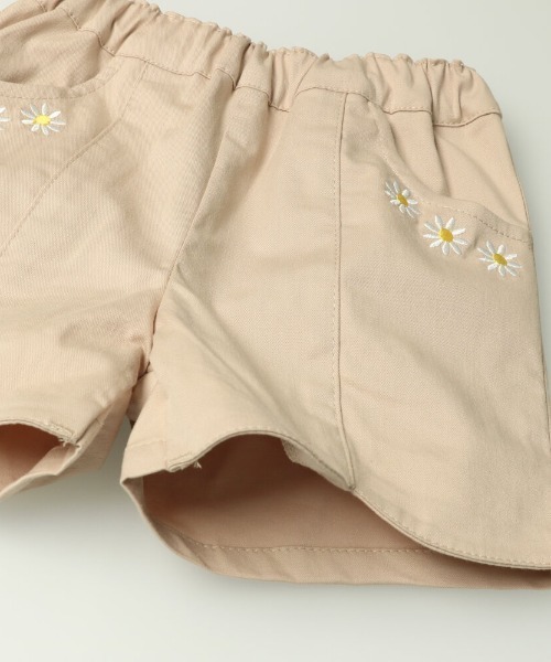 Moujonjon（ムージョンジョン）の「デニム・ツイルショートパンツ（その他パンツ・キッズ・ベージュ/ブルー・90/100/110/120/95/130/140）」の6枚目の写真