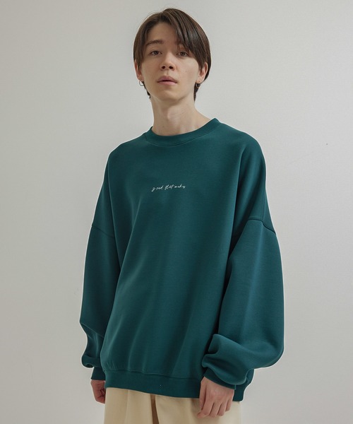 JUNRED（ジュンレッド）の「2ポイントダンボールプルオーバー（Tシャツ/カットソー・メンズ・オフホワイト/グリーン/チャコールグレー・S/L/M）」の3枚目の写真