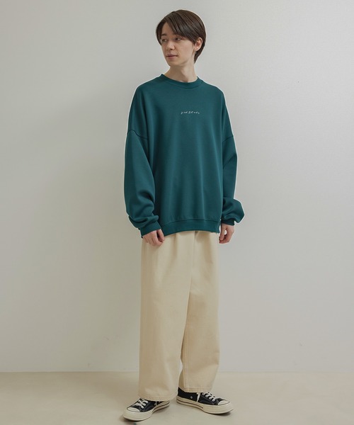 JUNRED（ジュンレッド）の「2ポイントダンボールプルオーバー（Tシャツ/カットソー・メンズ・オフホワイト/グリーン/チャコールグレー・S/L/M）」の14枚目の写真