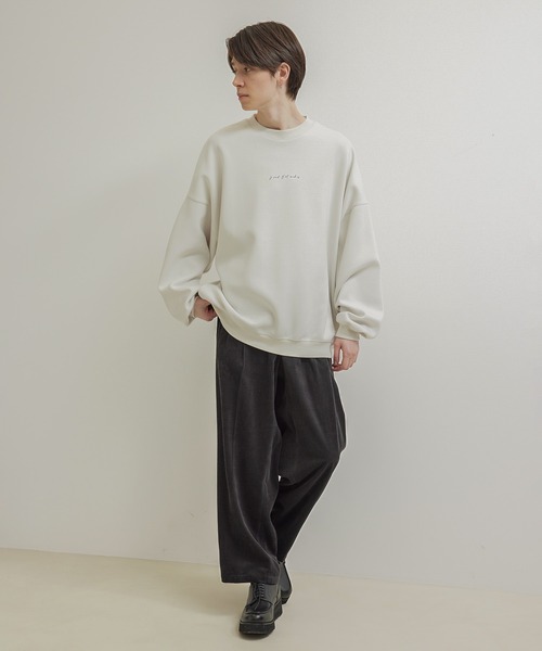 JUNRED（ジュンレッド）の「2ポイントダンボールプルオーバー（Tシャツ/カットソー・メンズ・オフホワイト/グリーン/チャコールグレー・S/L/M）」の12枚目の写真