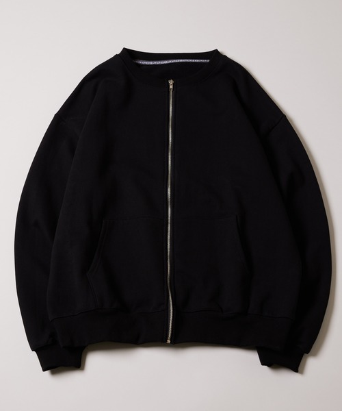 AIVER(アイバー)の「AIVER ヘビーウエイトフルジップスウェット(スウェット・メンズ・ブラック/ナチュラル・MEDIUM/LARGE)」の12枚目の写真