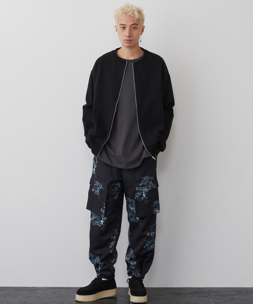AIVER(アイバー)の「AIVER ヘビーウエイトフルジップスウェット(スウェット・メンズ・ブラック/ナチュラル・MEDIUM/LARGE)」の5枚目の写真