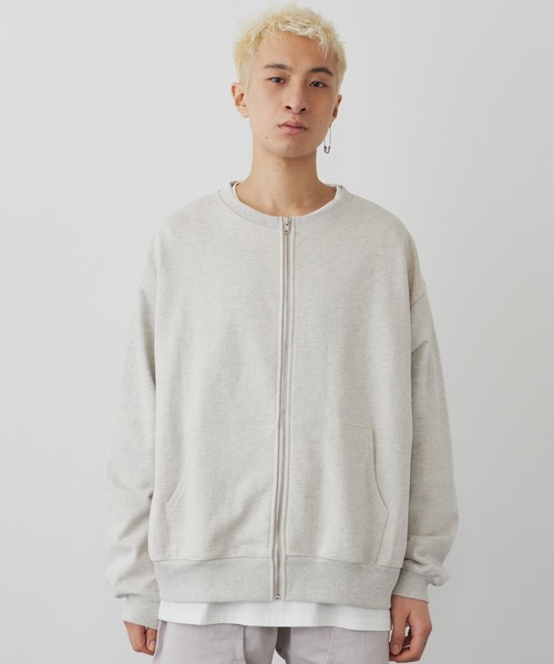 AIVER(アイバー)の「AIVER ヘビーウエイトフルジップスウェット(スウェット・メンズ・ブラック/ナチュラル・MEDIUM/LARGE)」の14枚目の写真
